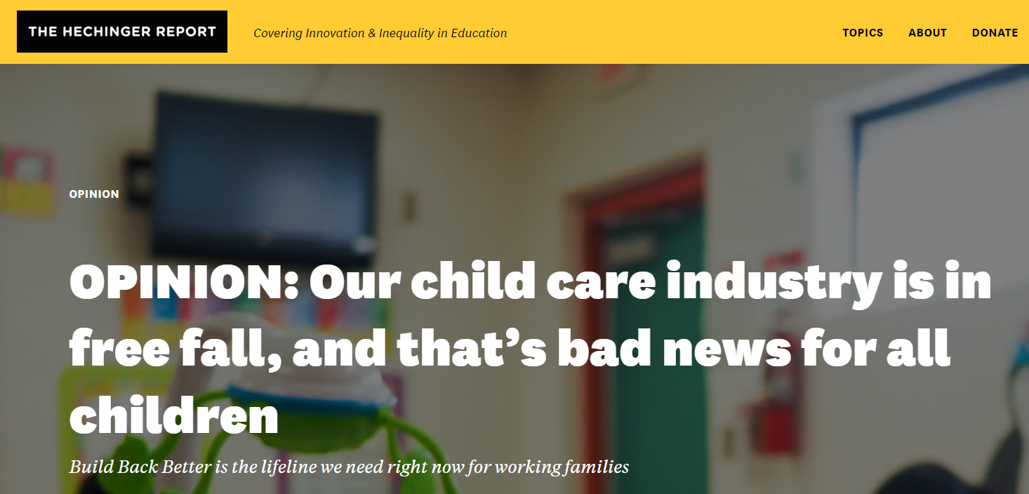 OPINION: Our child care industry is in free fall, and that’s bad news for all children
