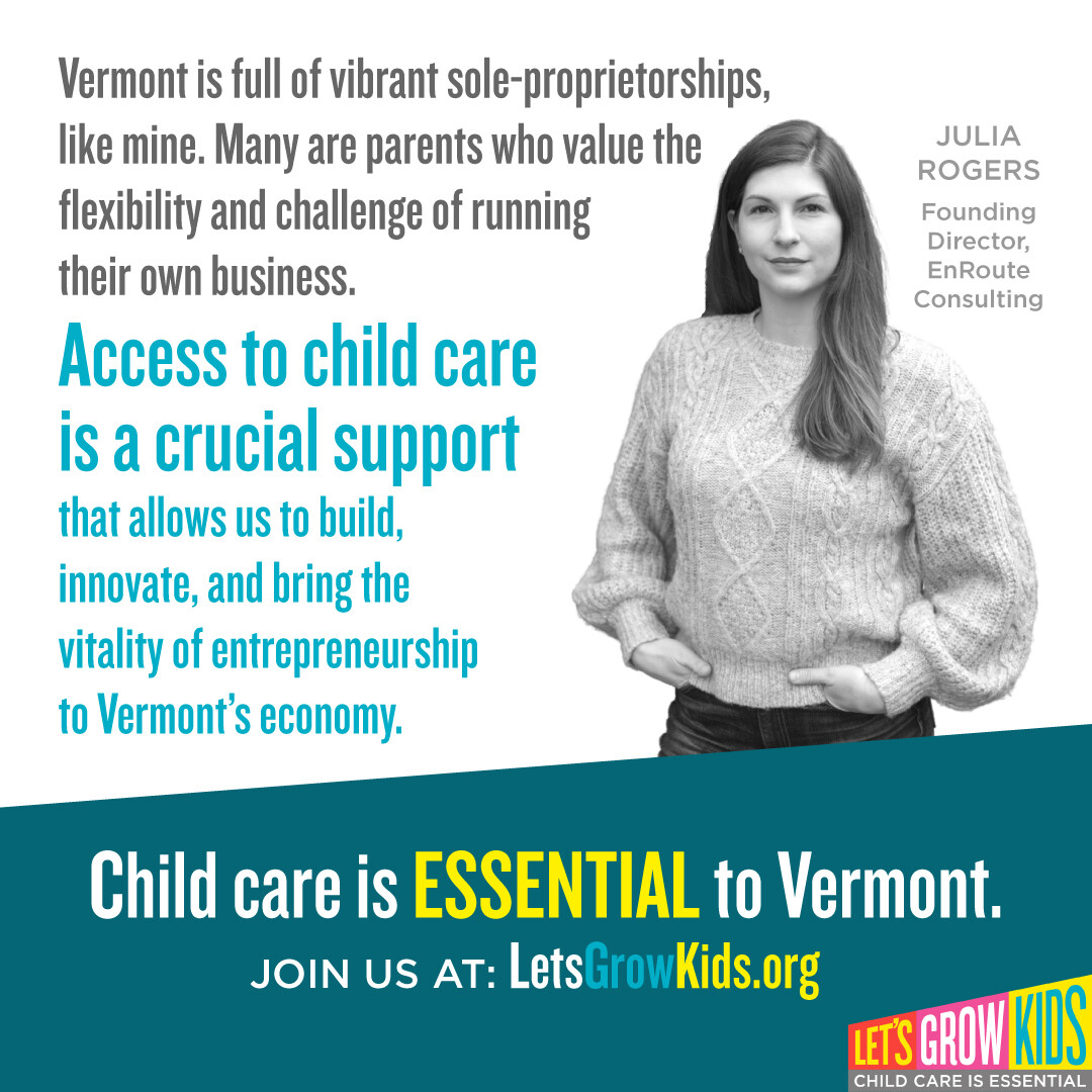 Child Care is Good for Vermont's Economy